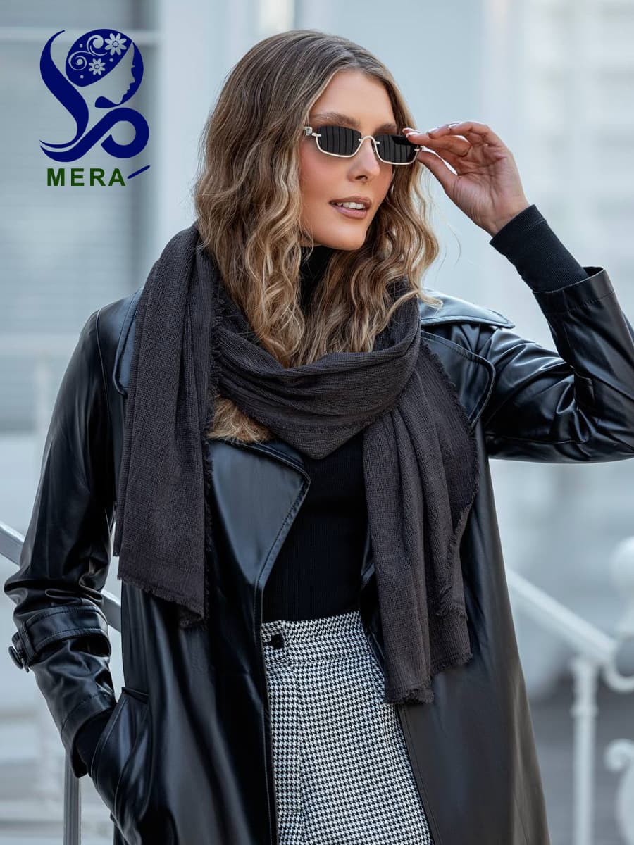 شال پاییزی ساده (282) — تصویر ۲