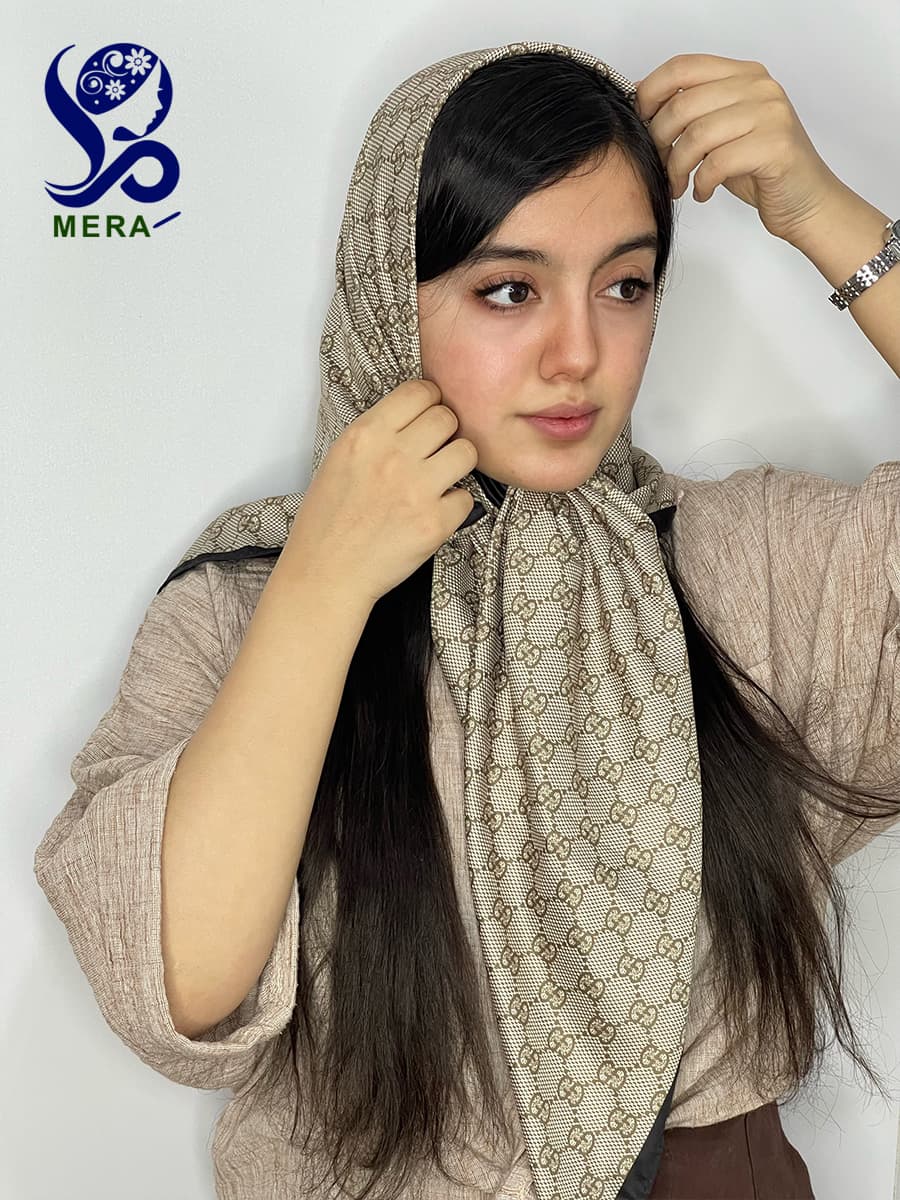 روسری ساده طرح گوچی (248)
