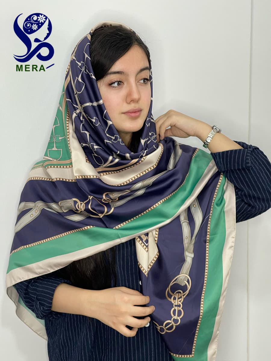 روسری طرح زنجیر کلاسیک (246) — تصویر ۳