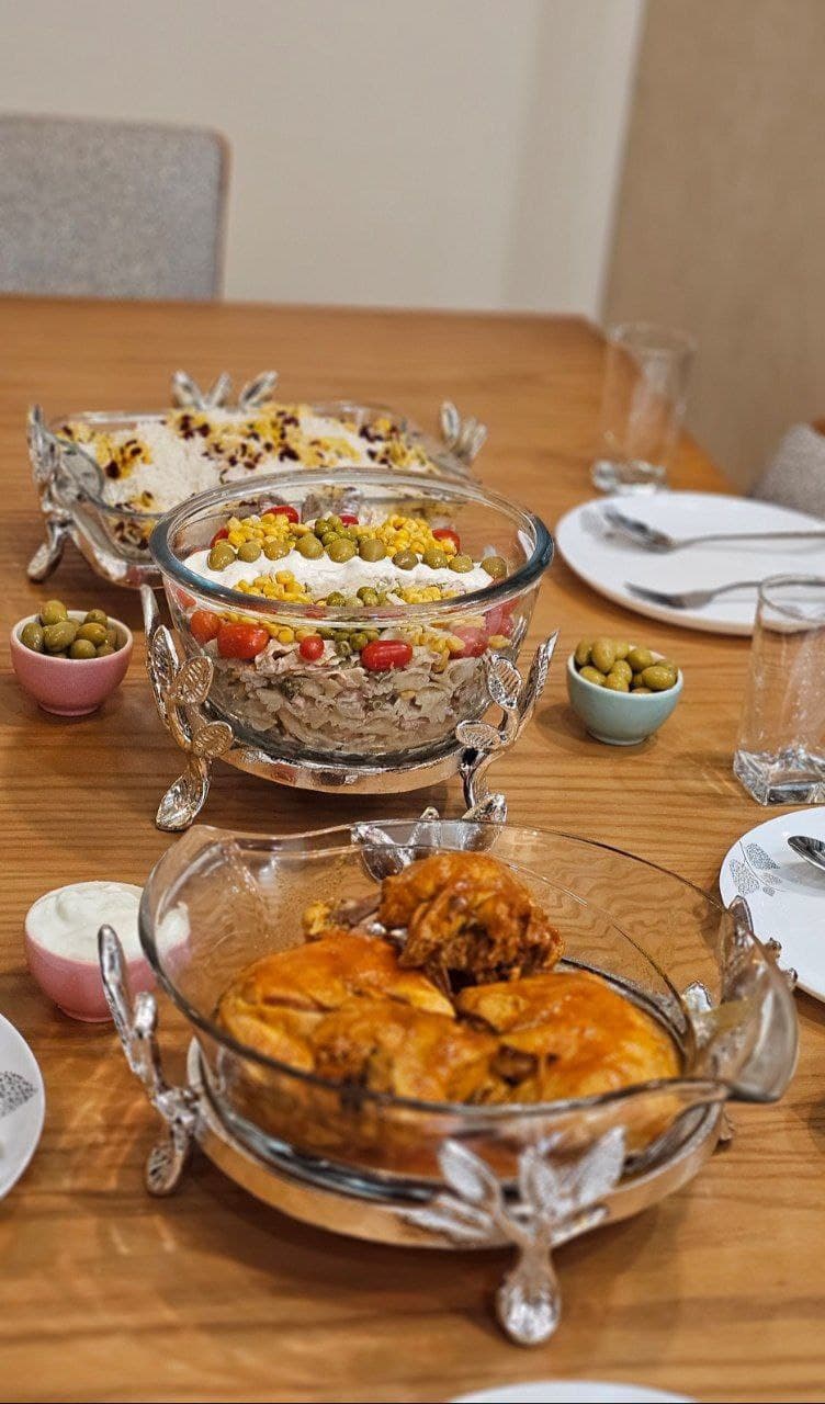ست سه عددی سوفله خوری برگ سیلور — تصویر ۲