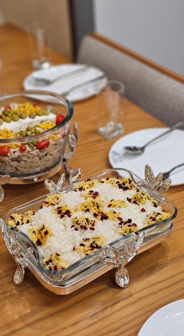 ست سه عددی سوفله خوری برگ سیلور — تصویر ۳
