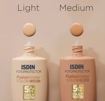 ضد آفتاب ایزدین مدل فیوژن واتر مجیک رنگ لایت Fusion Water Magic حجم 50 میل — تصویر ۳