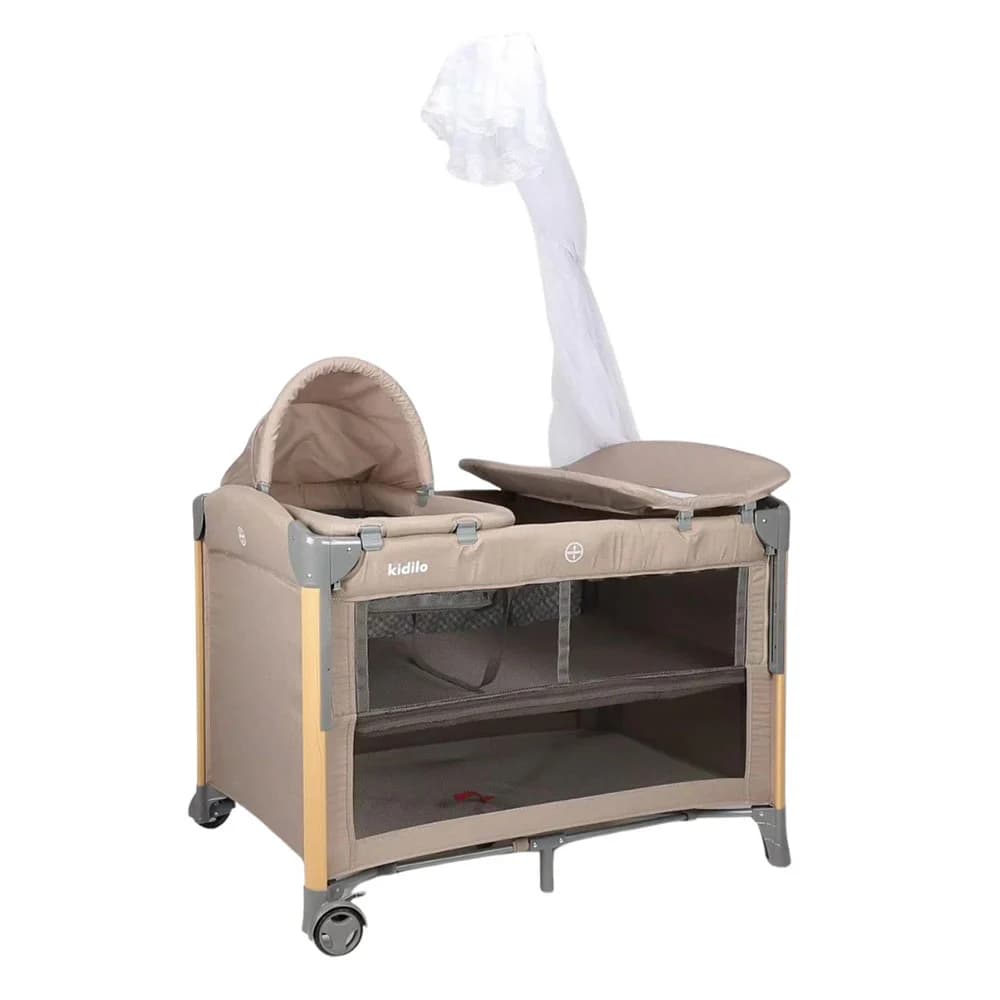 تخت و پارک نوزاد کیدیلو Kidilo مدل T703M — تصویر ۵