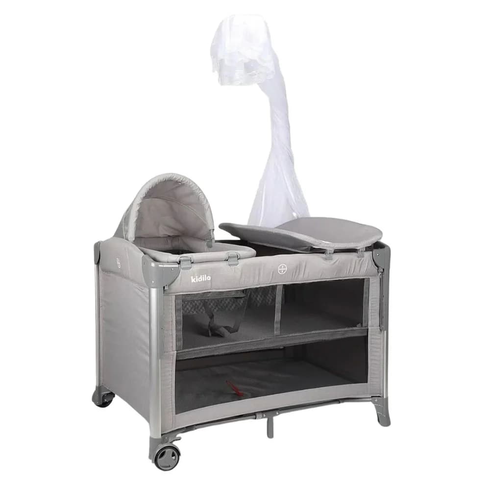تخت و پارک نوزاد کیدیلو Kidilo مدل T703M — تصویر ۴
