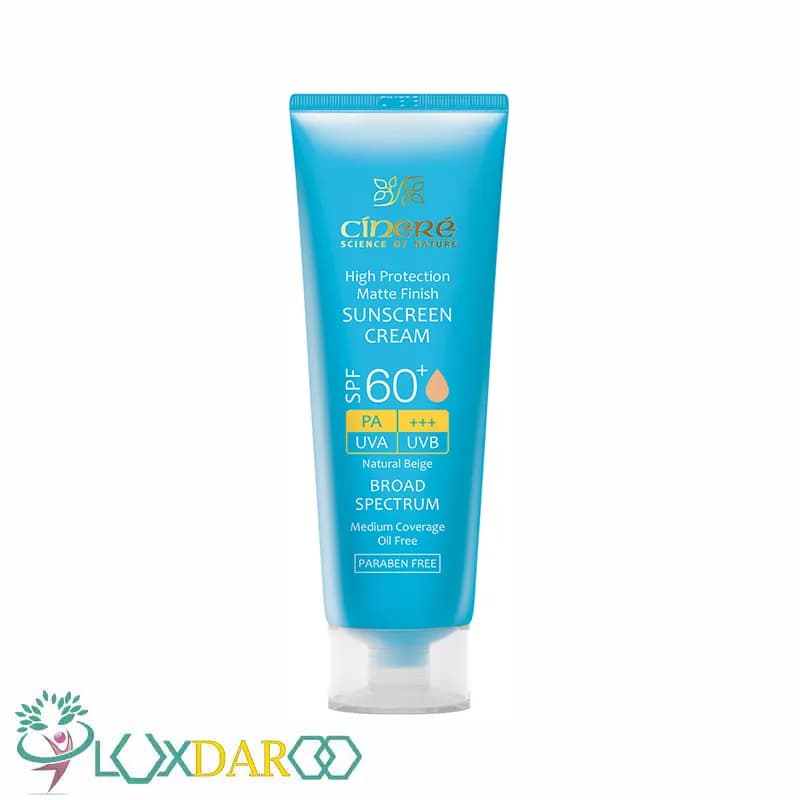 کرم ضد آفتاب رنگی سینره spf60 رنگ بژ طبیعی — تصویر ۴