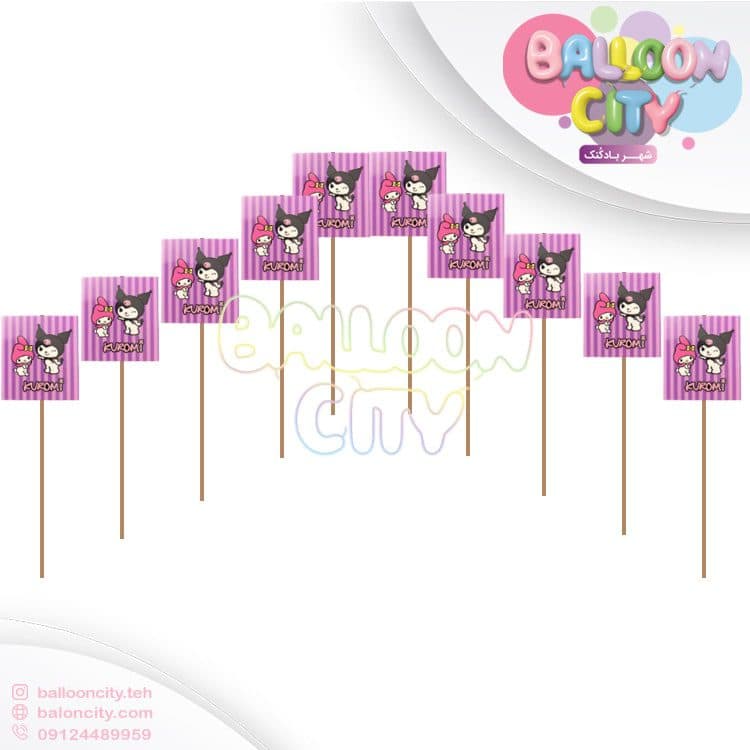تاپر تم تولد طرح کرومی Kuromi topper