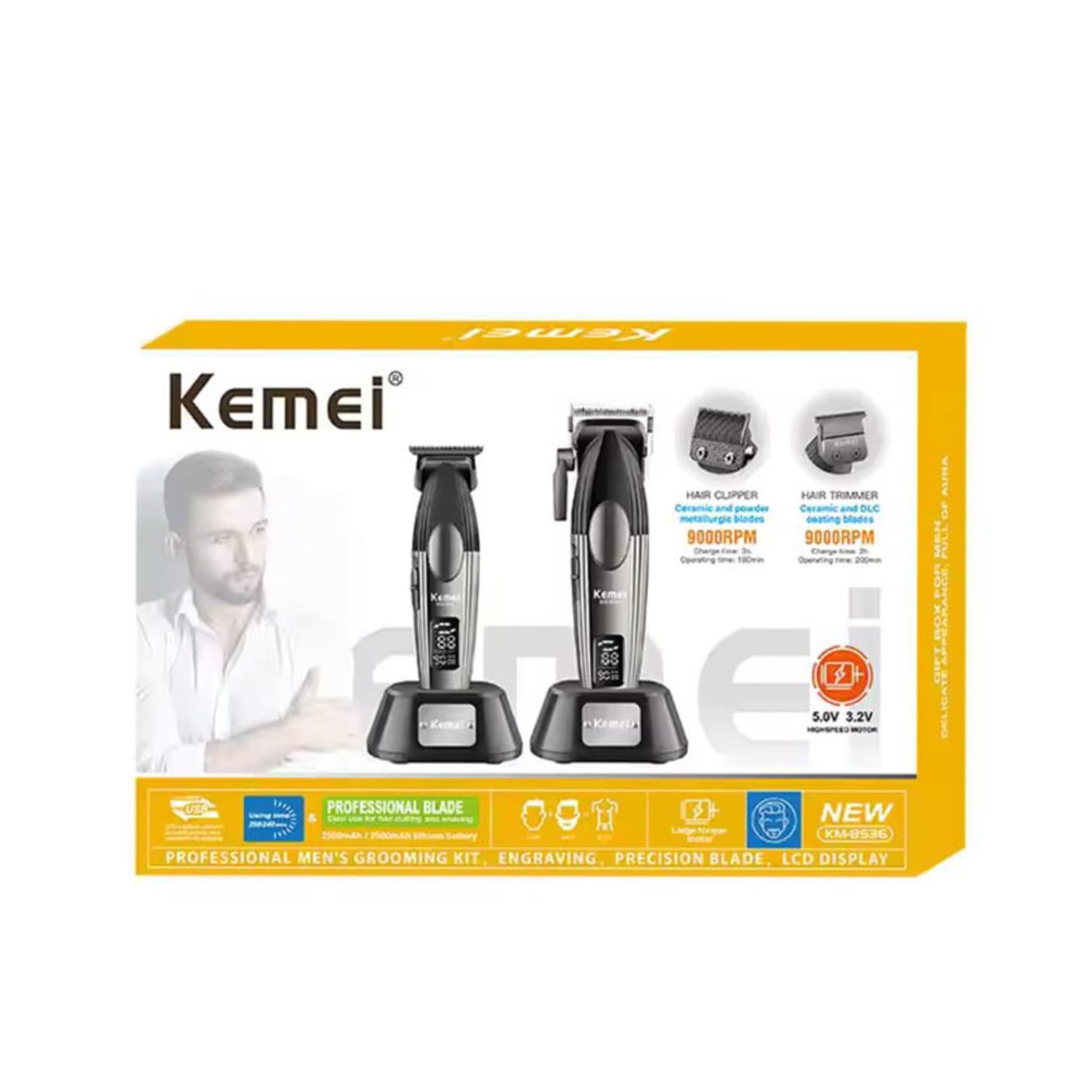ماشین اصلاح ست کیمی مدل KM-8536 — تصویر ۳