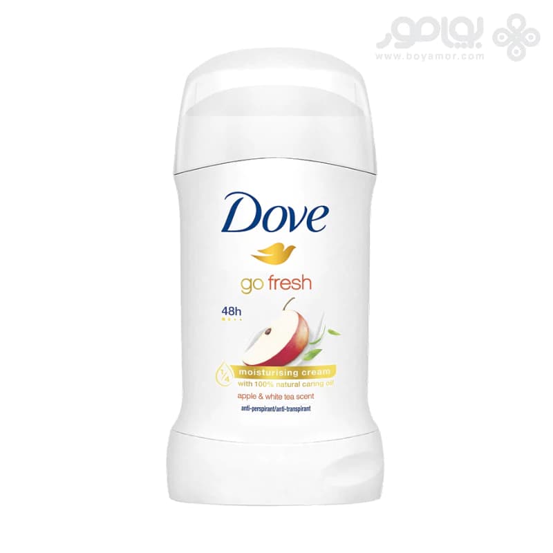 استیک دئودورانت زنانه داو مدل GO FRESH رایحه سیب وزن 40 گرم — تصویر ۲