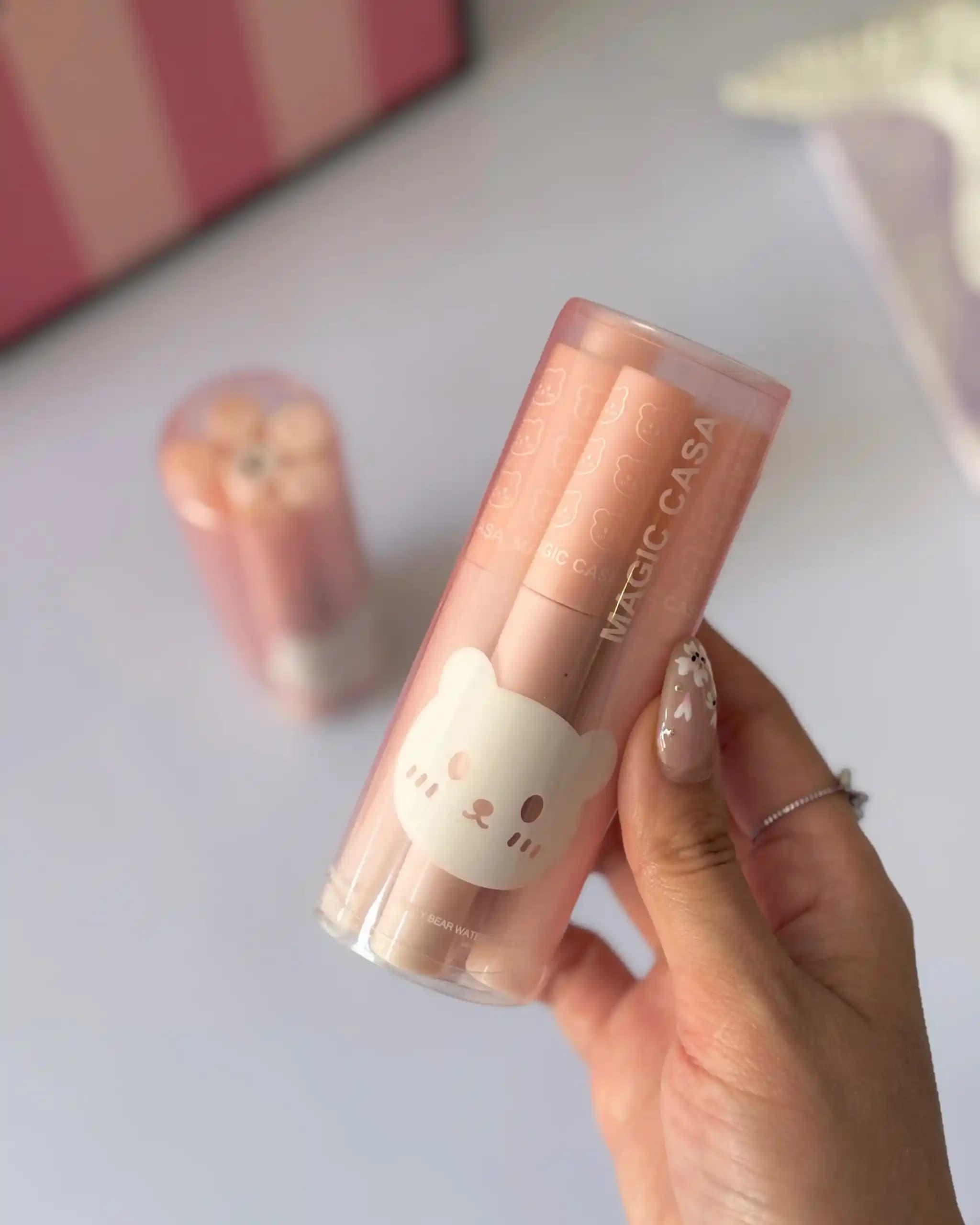 پک رژ خیس خرسی استوانه