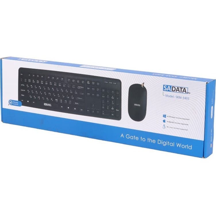 موس و کیبورد بی سیم SADATA SKM-3403 — تصویر ۳