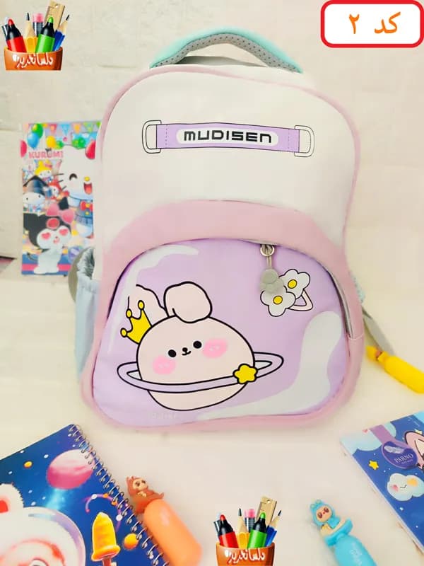 کوله پشتی مهد کودک Mudisen | مدل Koala Queen و Rabbit Queen (طبی) — تصویر ۲