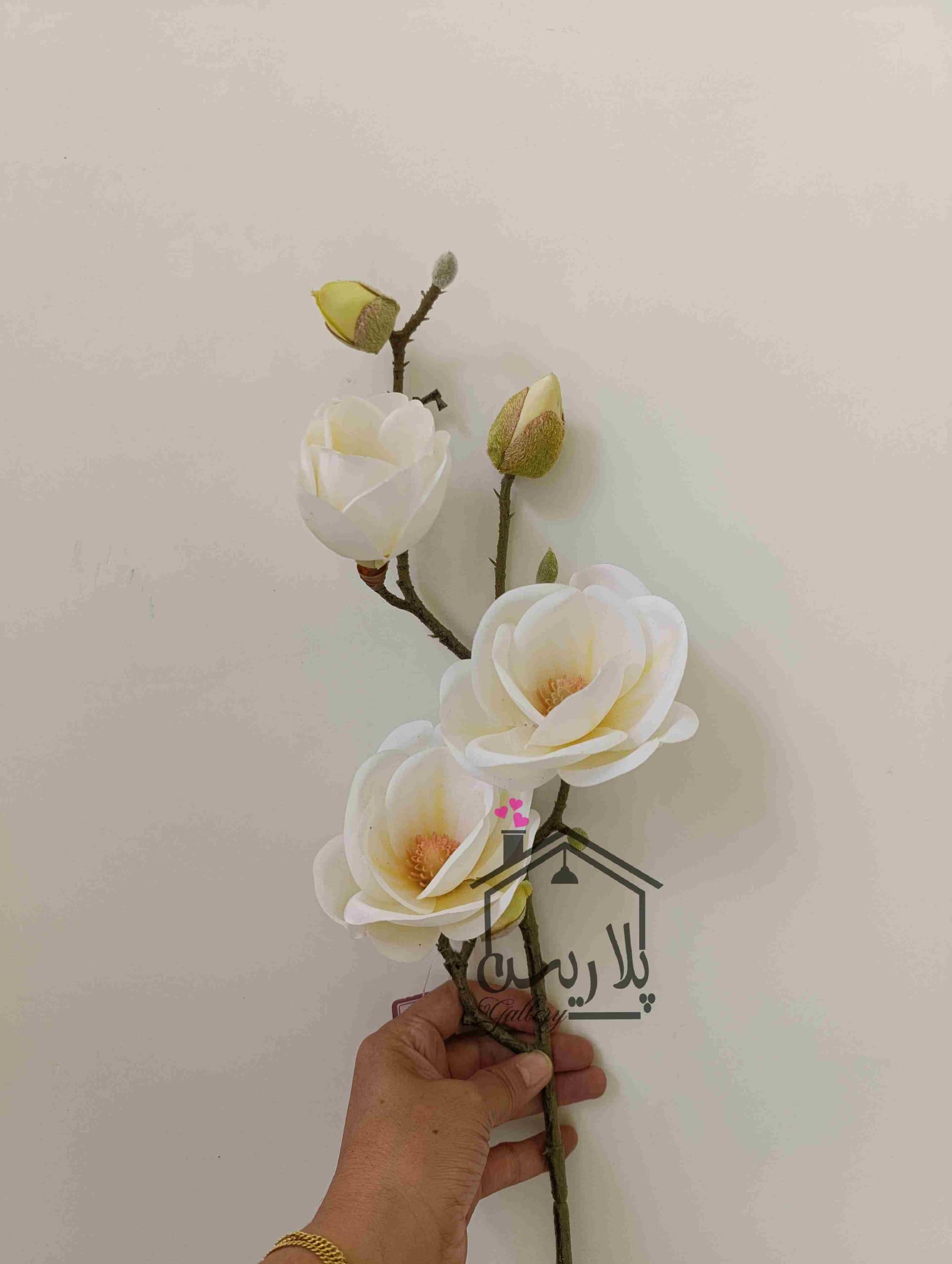 شاخه مگنولیا 75 سانت صورتی — تصویر ۳