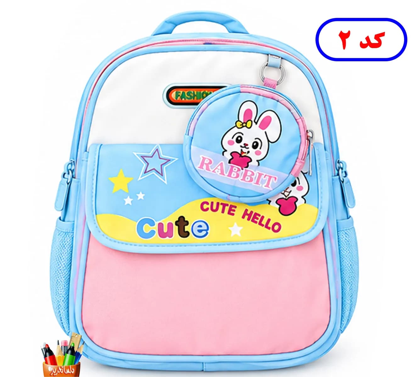 کوله پشتی خارجی مخصوص مهد کودک برند FASHION-BAG — تصویر ۳