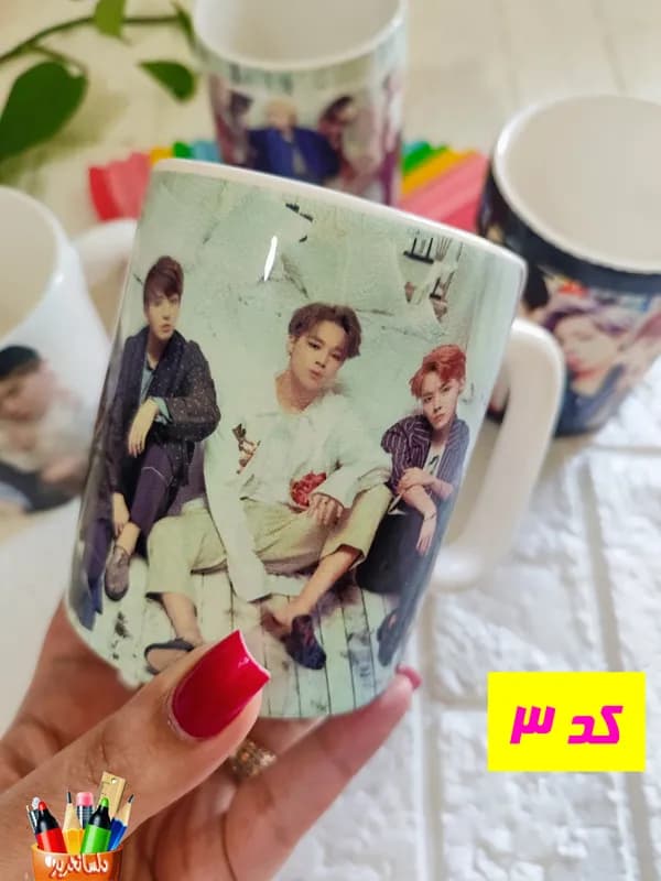 ماگ بی تی اس در 4 طرح متنوع — تصویر ۴