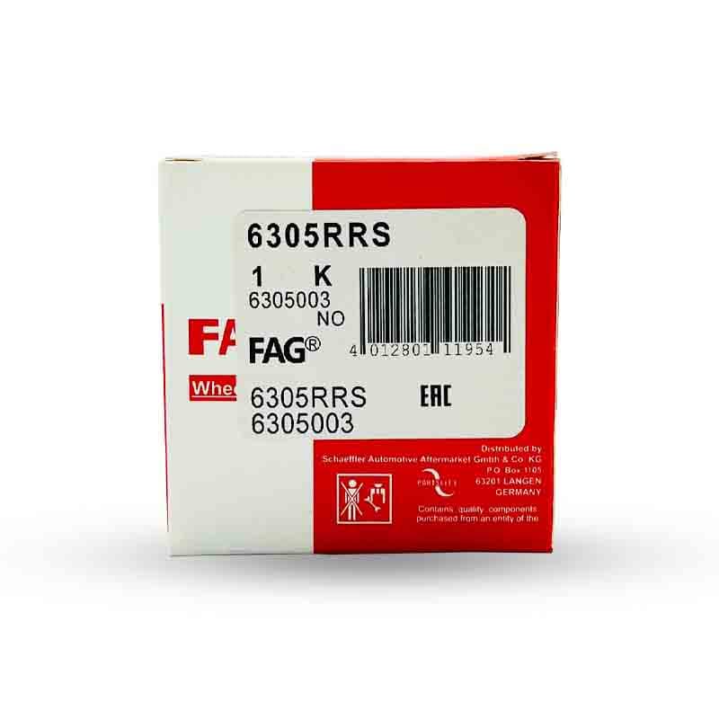 بلبرینگ بزرگ گیربکس FAG کدفنی6305RRS مناسب برای 206 — تصویر ۲