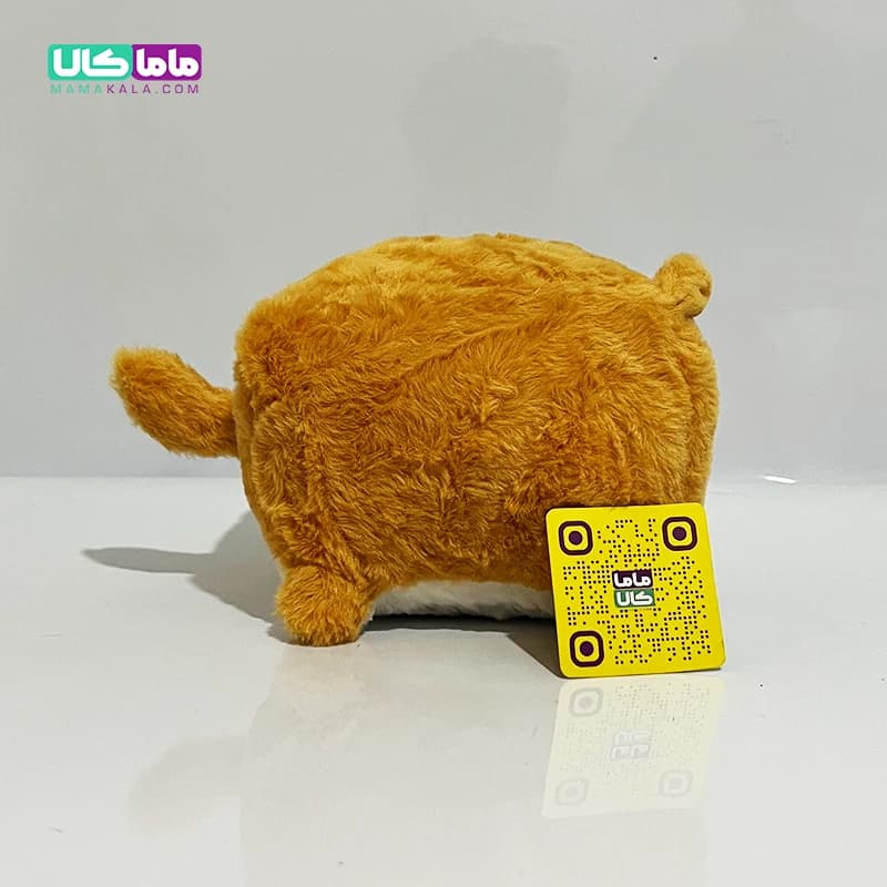 عروسک گربه مکعبی قهوه ای 30 سانتیمتر — تصویر ۴