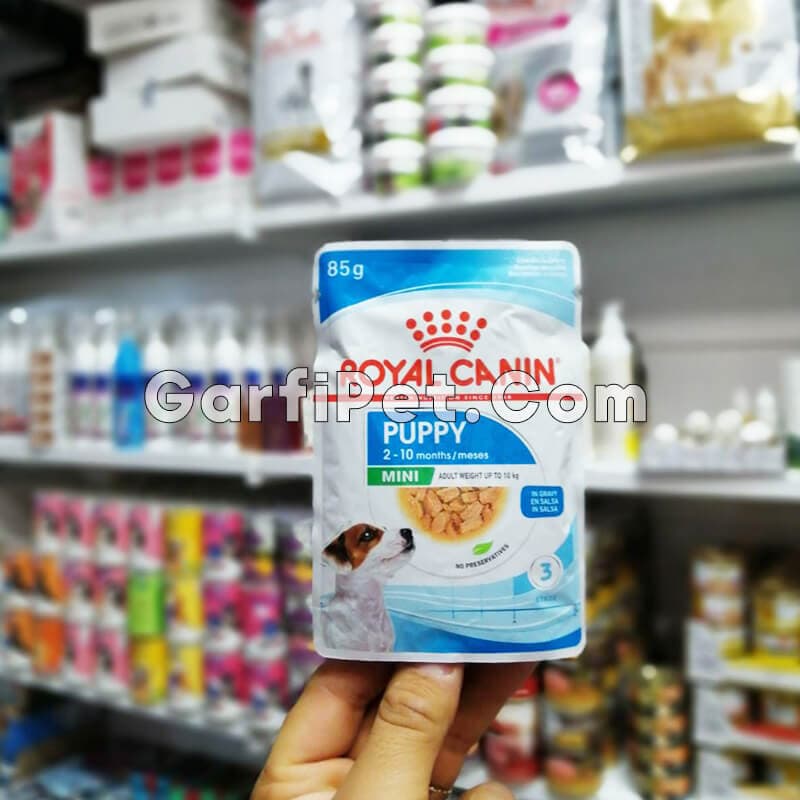 غذای پوچ سگ «رویال کنین» مدل Puppy Mini (85 گرم) — تصویر ۲