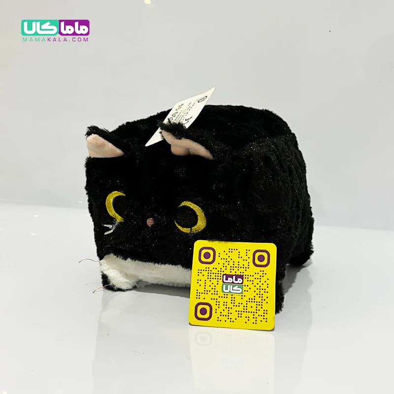 عروسک گربه مکعبی سیاه 30 سانتیمتر — تصویر ۳