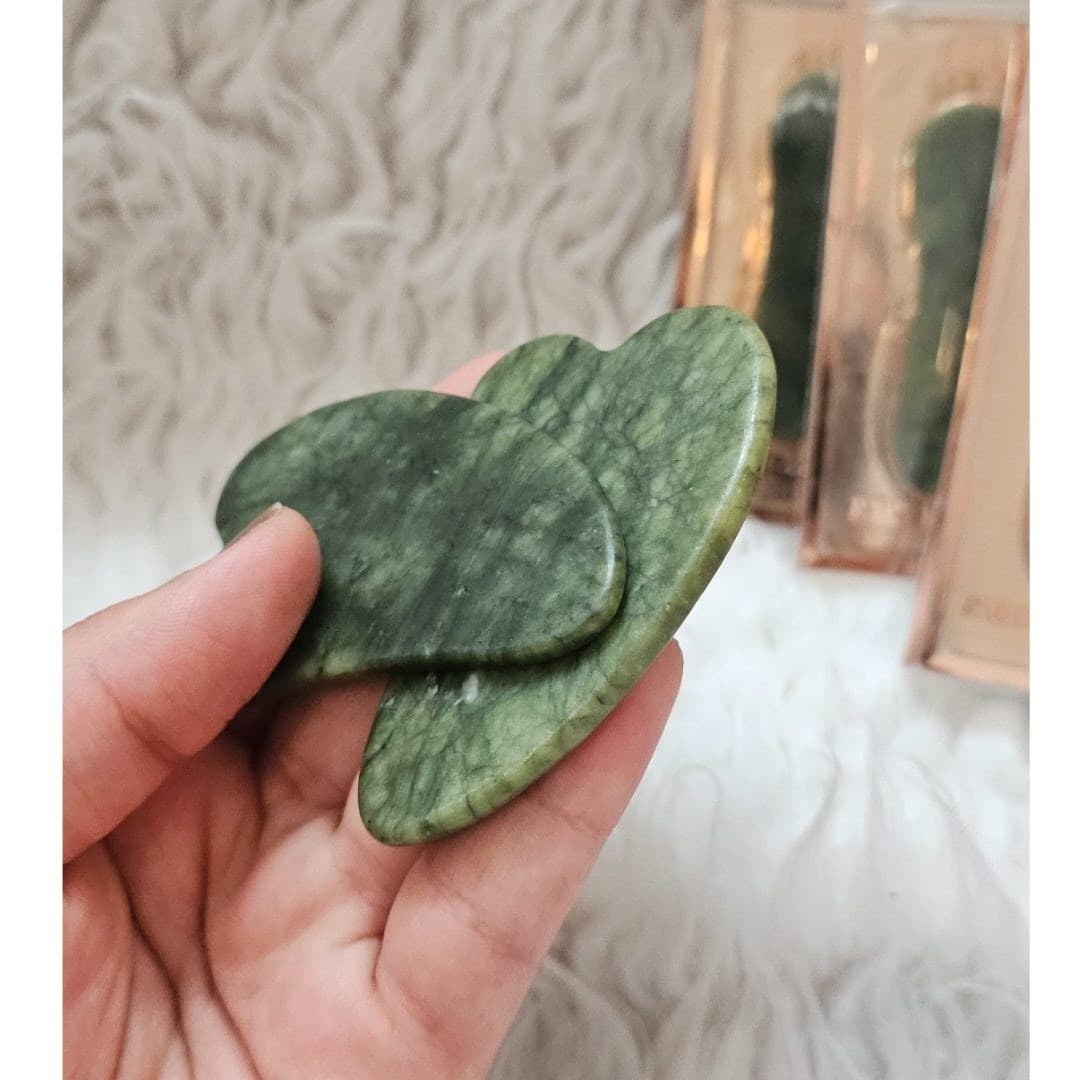 سنگ ماساژ گواشا یشم (سنگ طبیعی و اصل) — تصویر ۴