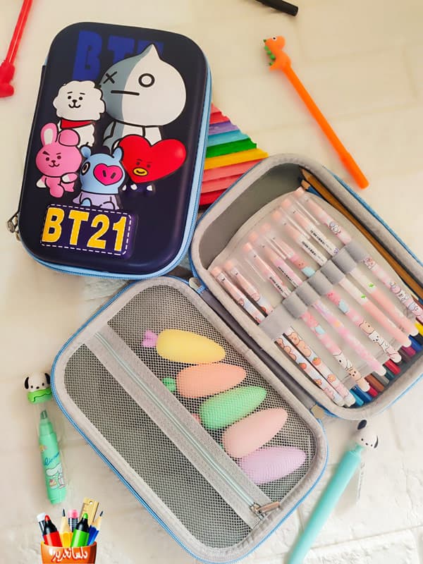 جامدادی سایز بزرگ طرح BT21