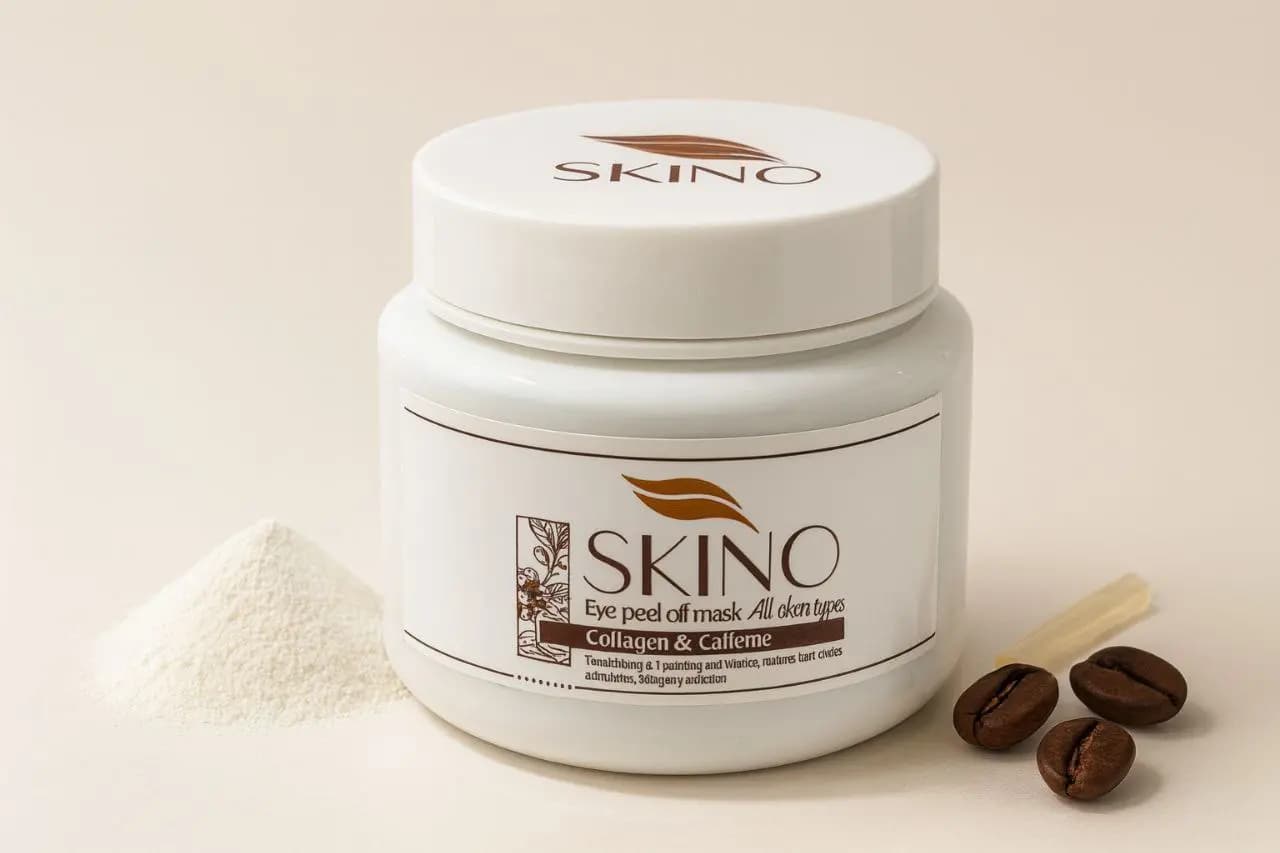 ماسک کافیین و کلاژن دور چشم skino