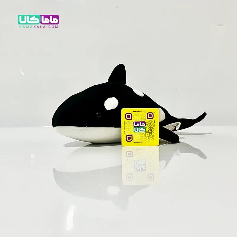 عروسک نهنگ مشکی وارداتی 25 سانتیمتر — تصویر ۲