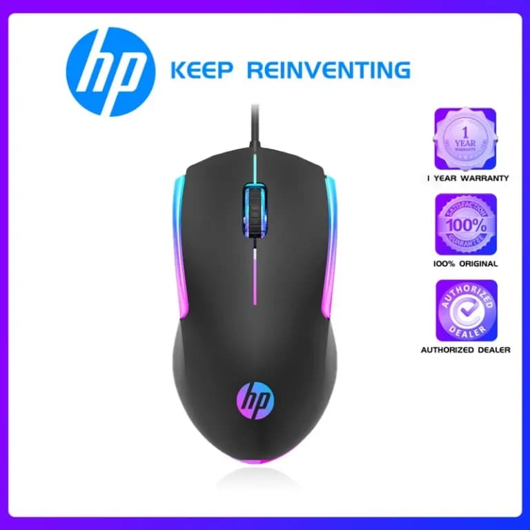 ماوس گیمینگ اچپی مدل HP M160 نورپردازی RGB — تصویر ۴