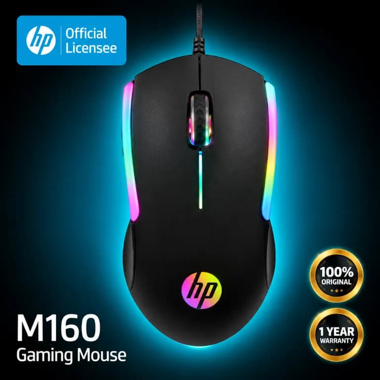 ماوس گیمینگ اچپی مدل HP M160 نورپردازی RGB — تصویر ۵
