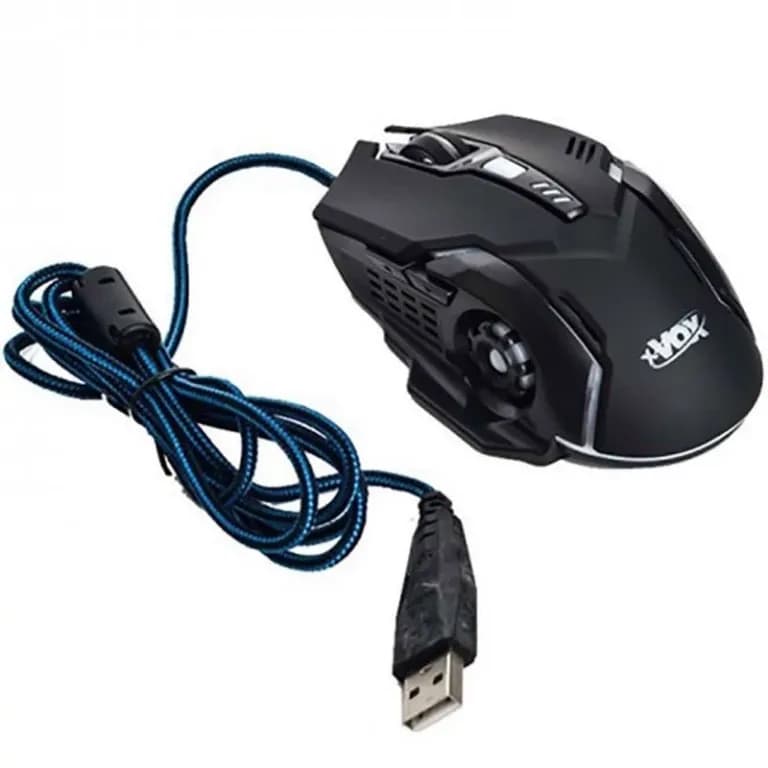 ماوس گیمینگ XVOX مدل G8000 | نورپردازی RGB و حساسیت 4800 DPI — تصویر ۳