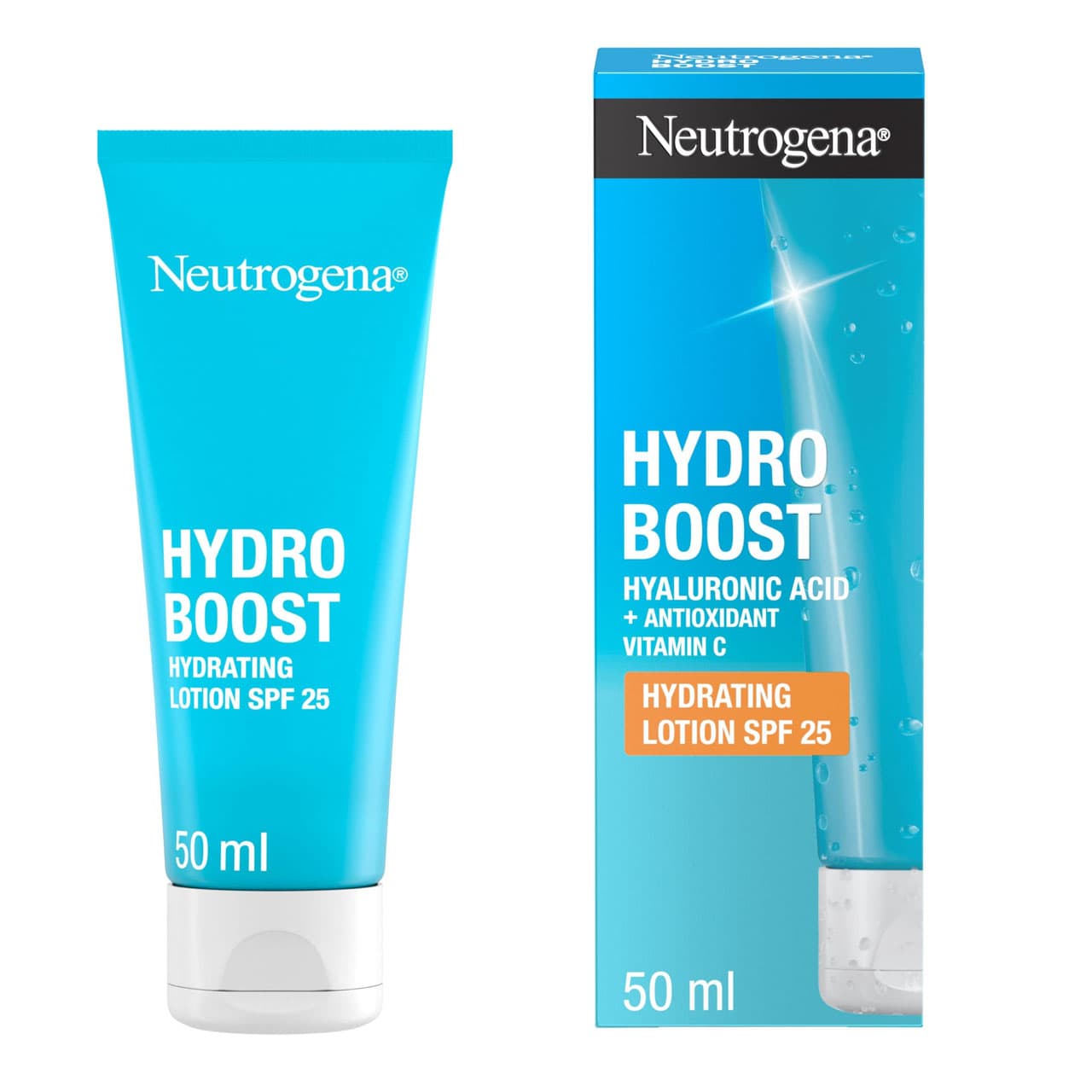 کرم ضد آفتاب نوتروژینا Neutrogena مرطوب کننده مدل Hydro Boost با spf 25 حجم 50 میلی