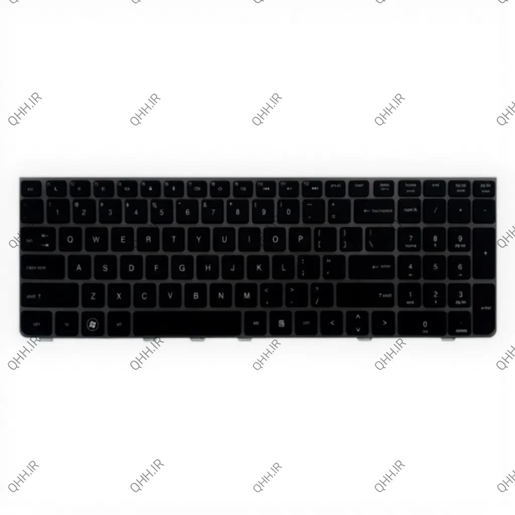 کیبرد لپ تاپ اچ پی ProBook 4530 مشکی-بافریم نوک مدادی — تصویر ۴