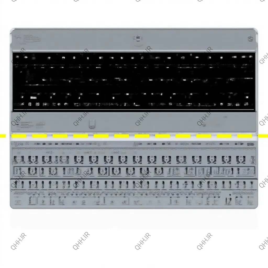 کیبرد لپ تاپ ایسوس VivoBook X509 مشکی-اینترکوچک بدون فریم به همراه کلید پاور — تصویر ۲