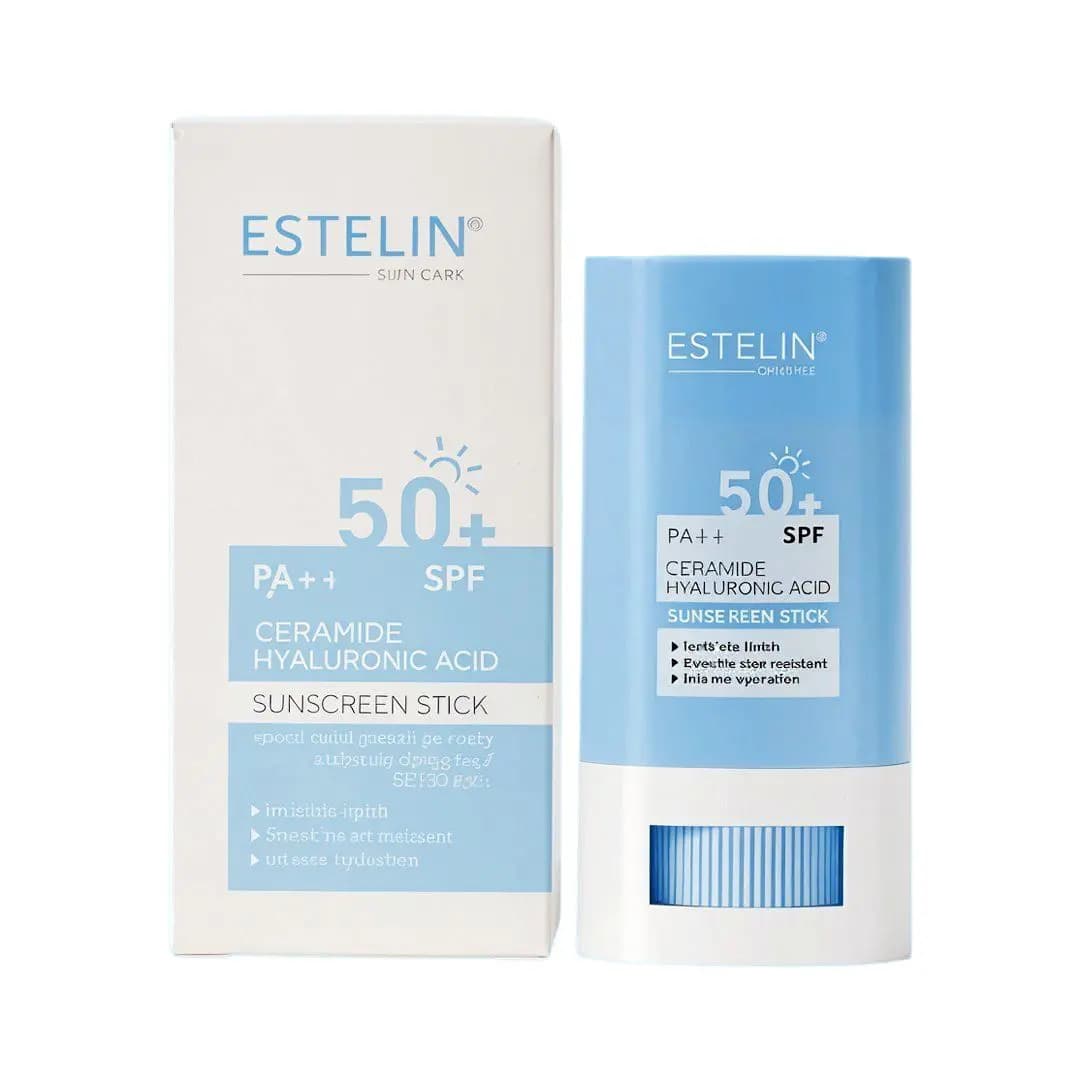 ضد آفتاب استیکی استلین مدل هیالورونیک اسید و سرامید SPF 50 — تصویر ۵