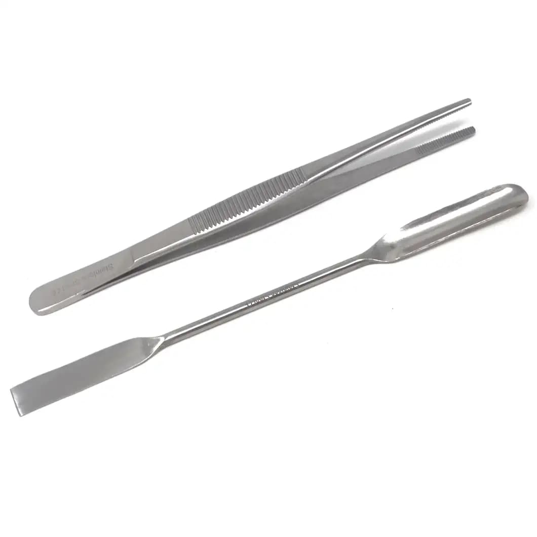 اسپاتول یا قاشقک آزمایشگاهی spoon spatula — تصویر ۲