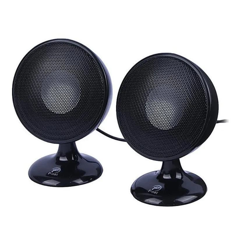 اسپیکر دسکتاپ P-net S-888 | اسپیکر رومیزی 6 وات باکیفیت — تصویر ۲