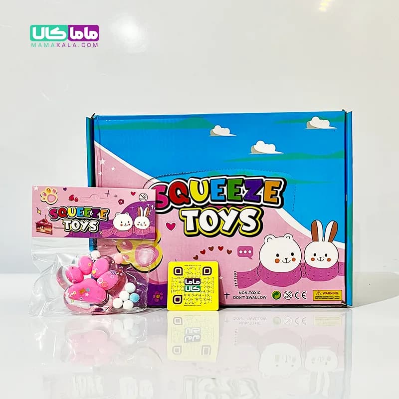 اسکویشی ژله ای پنجه خرگوش صورتی مدل Squeeze Toys