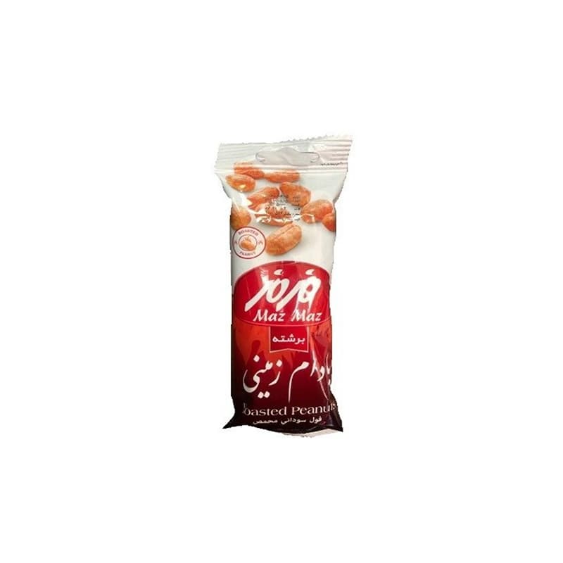 مغز بادام زمینی برشته 40 گرم مزمز
