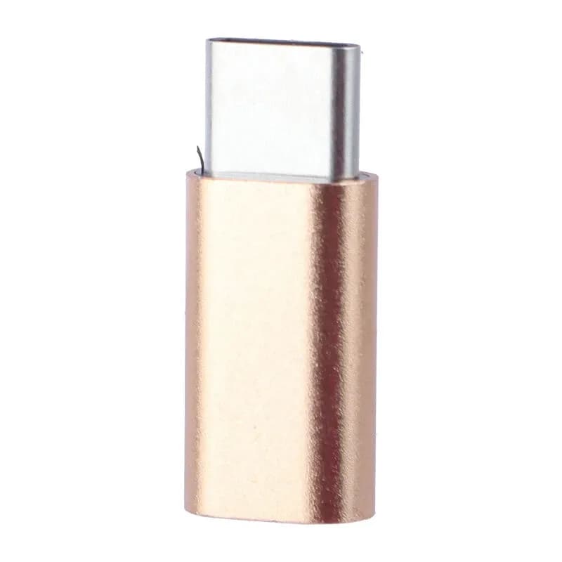 تبدیل MicroUSB به Type-C | مبدل میکرو به تایپ سی با بدنه فلزی