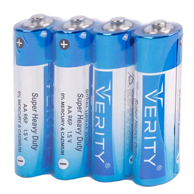 باتری قلمی وریتی مدل Super Heavy Duty بسته ۴ عددی — تصویر ۳