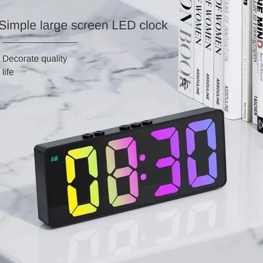 ساعت دیجیتال LED RGB رومیزی Gaosiio DS-3806C RGB
