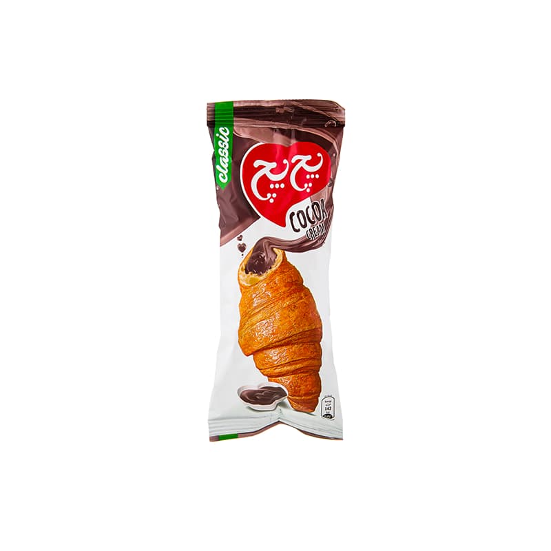 کیک کروسان با مغز کرم کاکائویی 50 گرمی پچ پچ