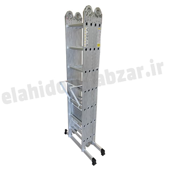 نردبان تاشو 3.80متر استیلا (4تکه)