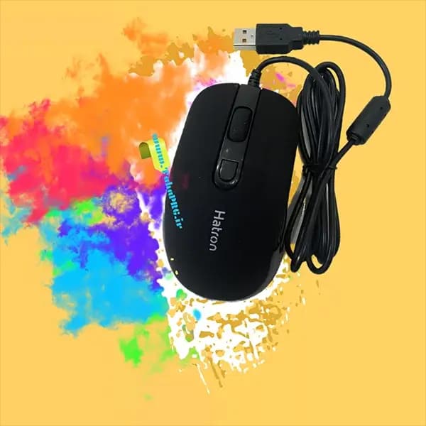 ماوس باسیم Hatron مدل HM450SL (بی صدا) — تصویر ۵