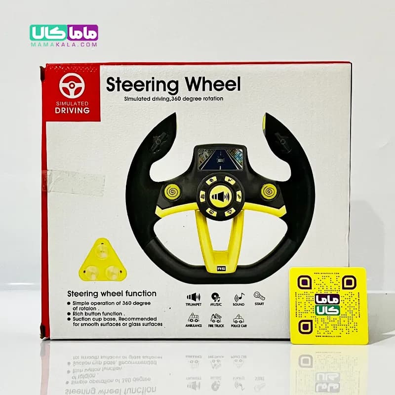 اسباب بازی فرمان ماشین موزیکال 180 درجه مدل Steering Wheel — تصویر ۳