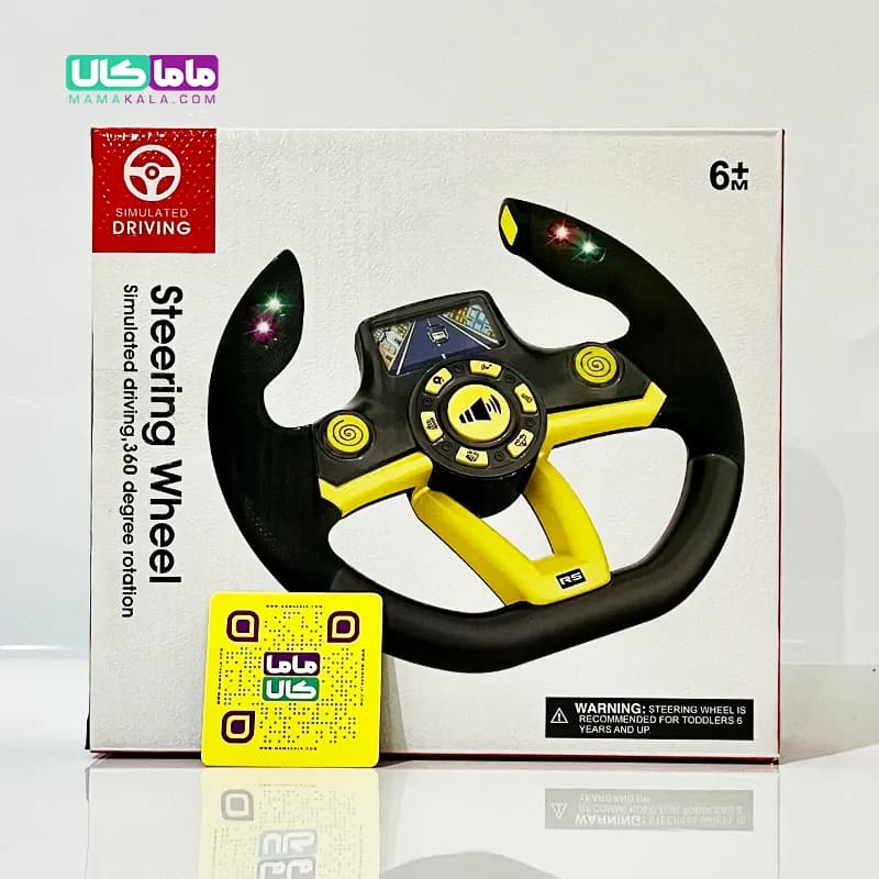 اسباب بازی فرمان ماشین موزیکال 180 درجه مدل Steering Wheel — تصویر ۴
