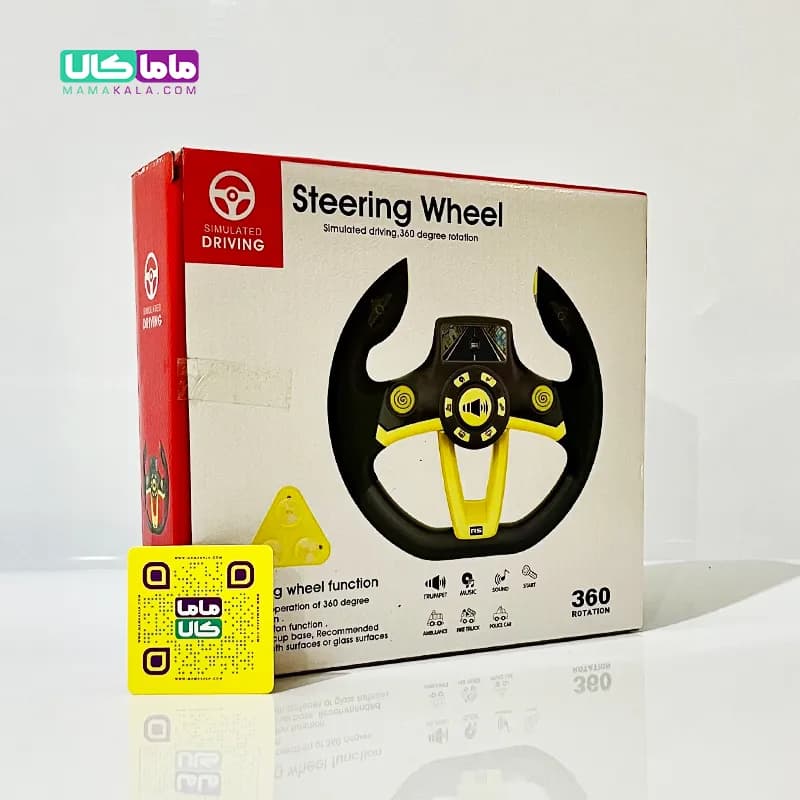 اسباب بازی فرمان ماشین موزیکال 180 درجه مدل Steering Wheel — تصویر ۲