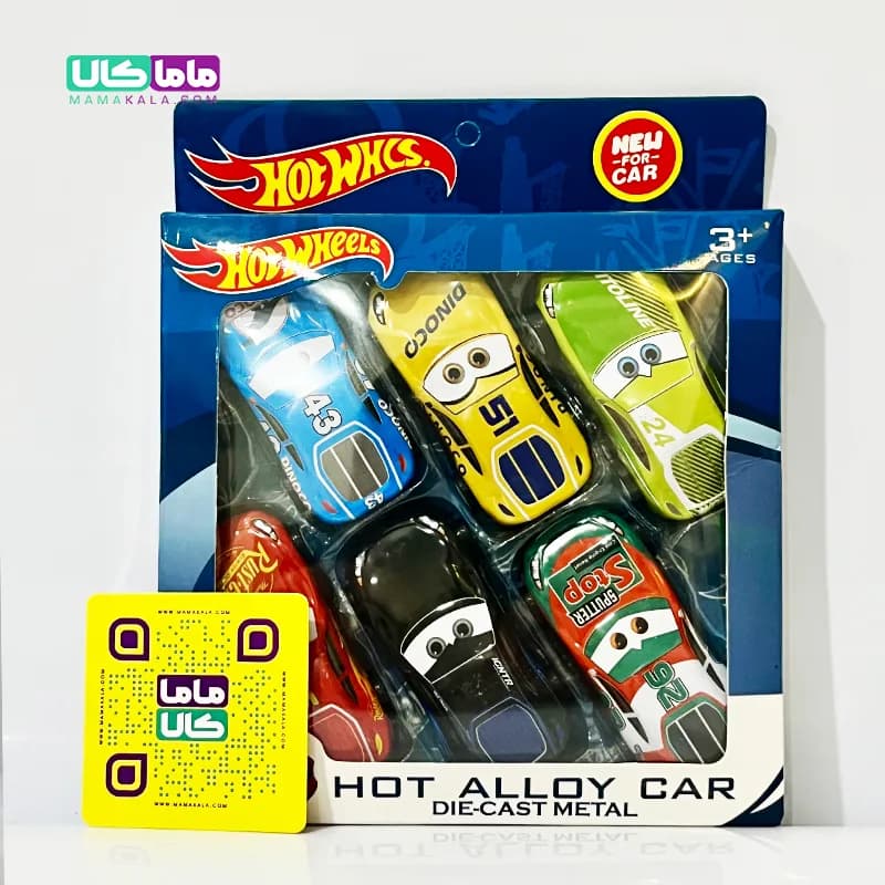 اسباب بازی ست ماشین 6 عددی سایز کوچک مدل Hot Wheels کد 509 — تصویر ۴