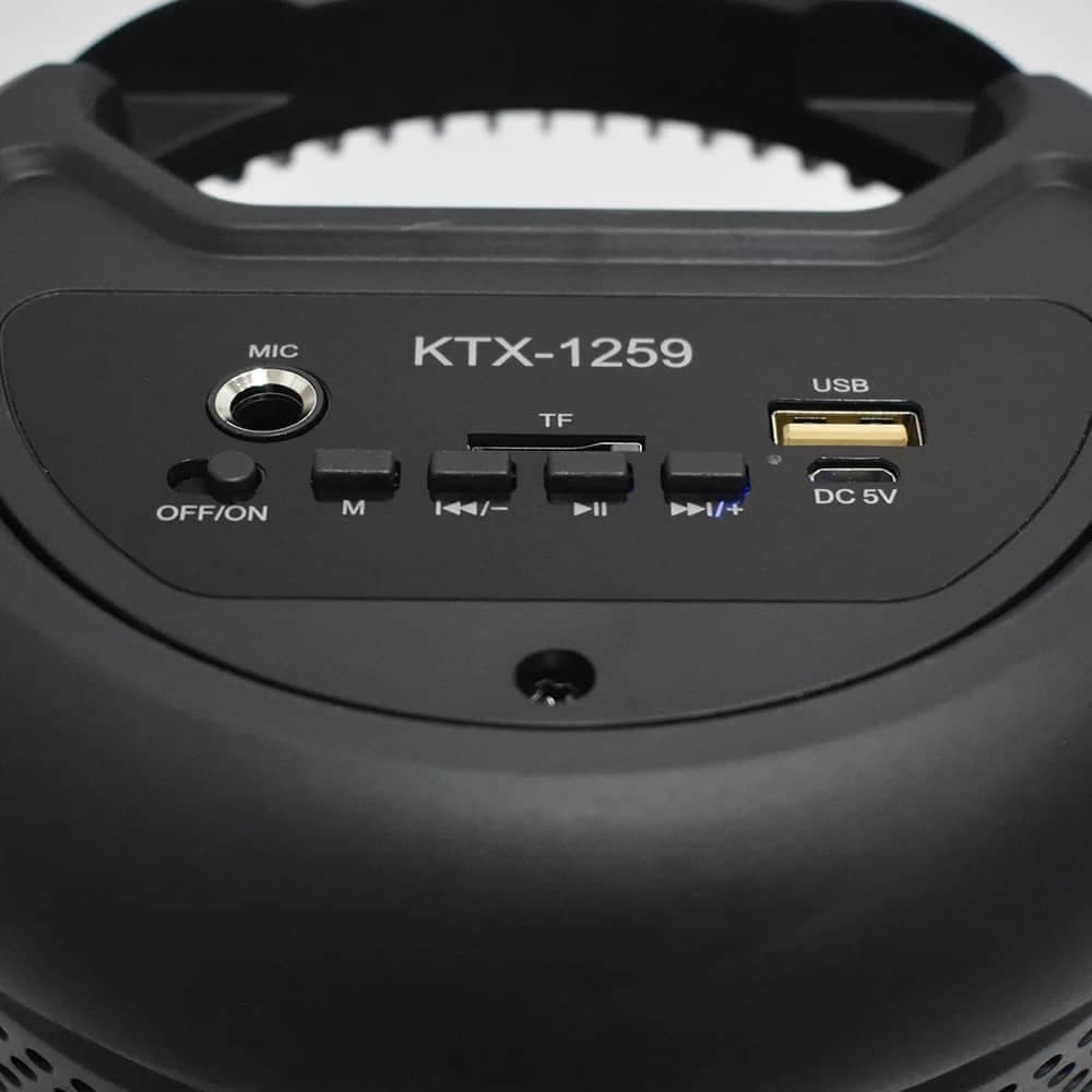 اسپیکر بلوتوثی قابل حمل مدل KTX-1259 — تصویر ۷