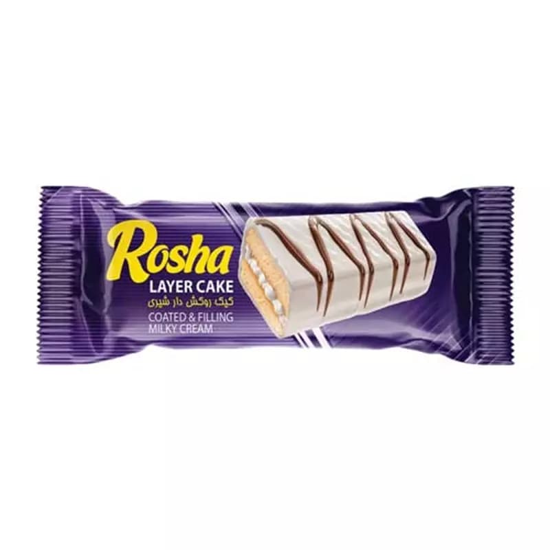 کیک روکش دار شیری 35 گرم روشا نظری