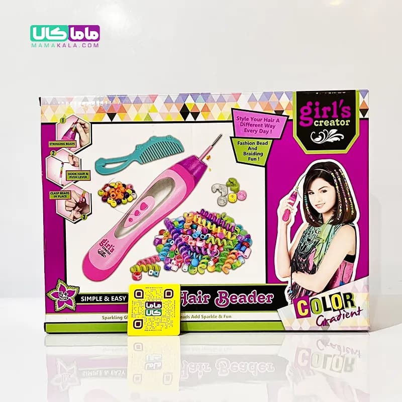 اسباب بازی ست بافت و تزئین مو دخترانه مدل Hair Beader — تصویر ۸